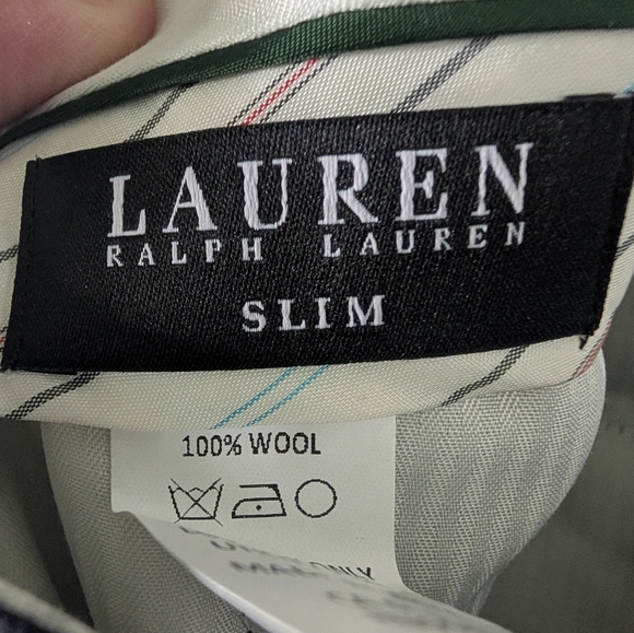 Lauren Ralph Lauren Navy Pinstripe Dress Pants 40W/30L - Picture 2 of 7